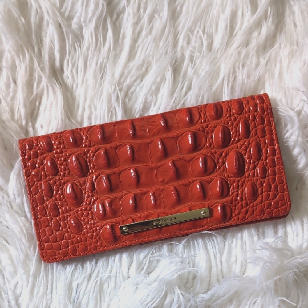 Brahmin Ady Croc-Embossed Wallet